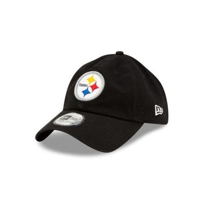 Black Pittsburgh Steelers Hat - New Era NFL Casual Classic Adjustable Caps USA2168397